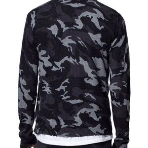 NWOT Zadig & Voltaire Kennedy Cashmere Camo Sweater size Small